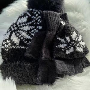 Winter hat and glove set